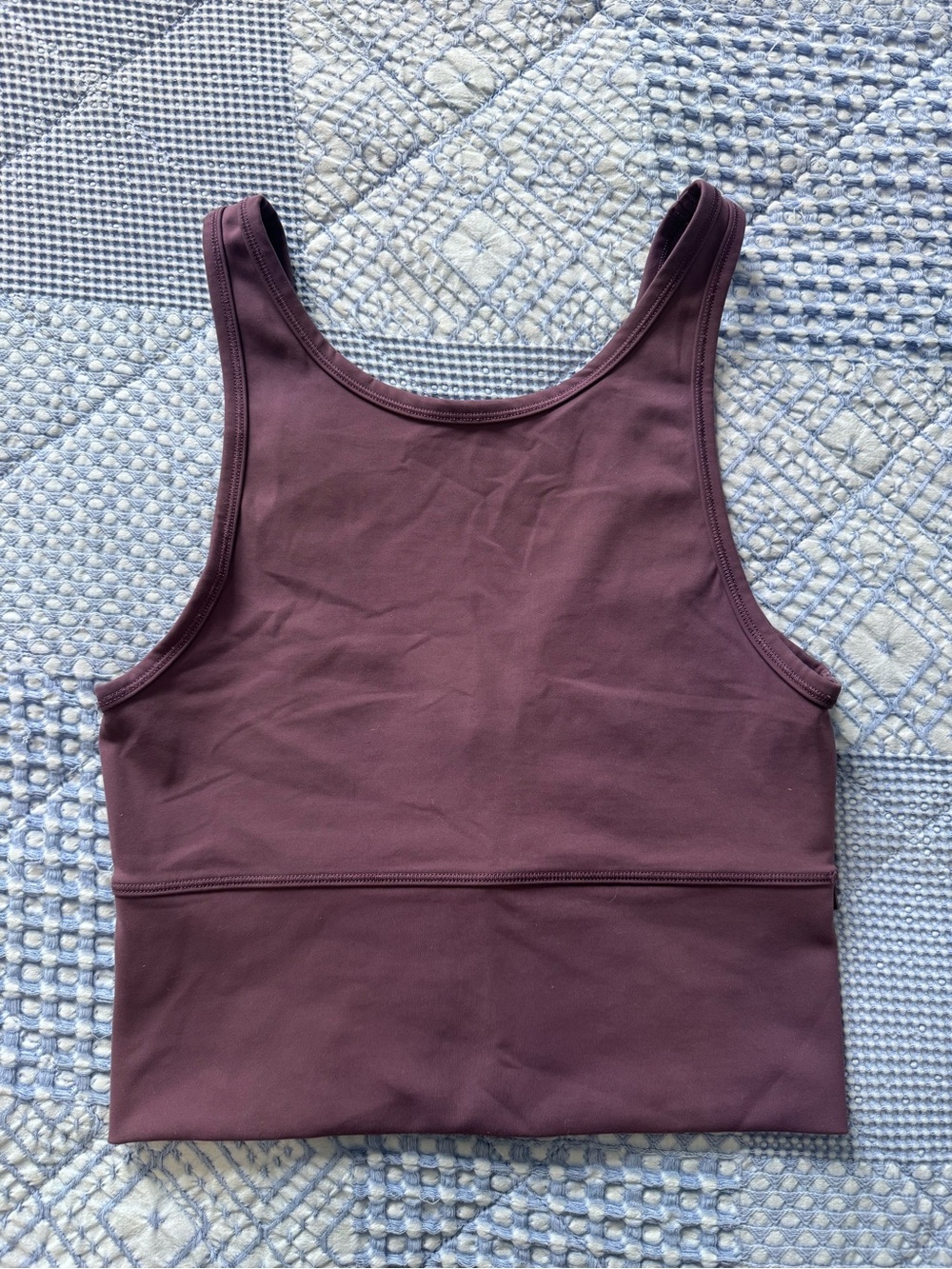 Lululemon Plum Crop Tank Top